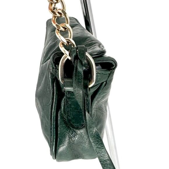 Laura Di Maggio Milano Leather Green Handbag - Picture 4 of 10